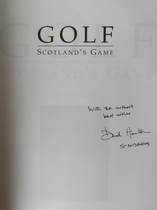 Golf Scotland's Game.