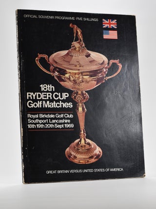 Item #1762 Ryder Cup Golf Matches, 1969. P G. A