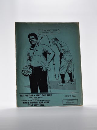 Item #2905 King's Norton Golf Club. Golf Exibition Match