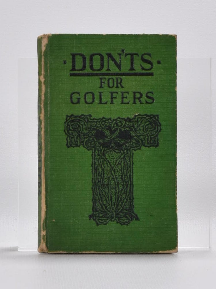 Item #2966 Don'ts for Golfers. Sandy Green.