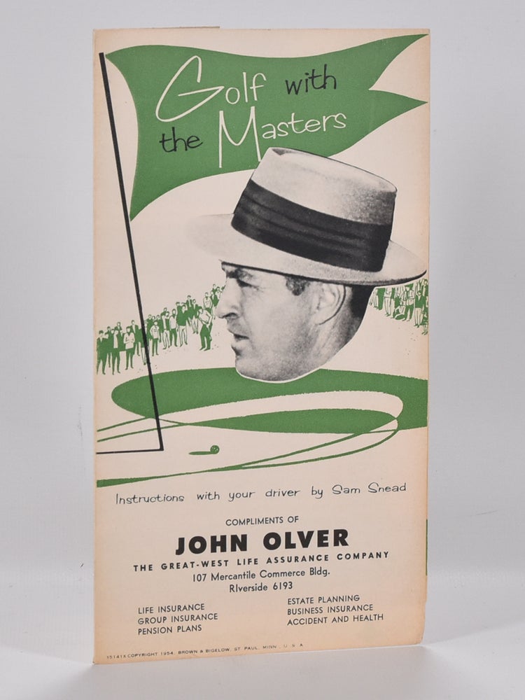 Item #3024 Golf with The Masters: Sam Snead. Sam Snead.
