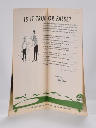 Golf with The Masters: Gene Sarazen.