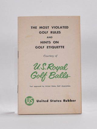 Item #3741 The Most Violated Golf Rules and Hints on Golf Etiquette
