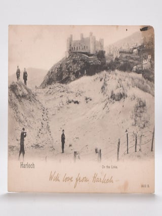 Item #3767 Harlech On the Links # 4452 B. Postcard