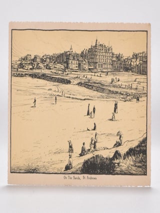 Item #3793 On the Sands, St. Andrews. Postcard