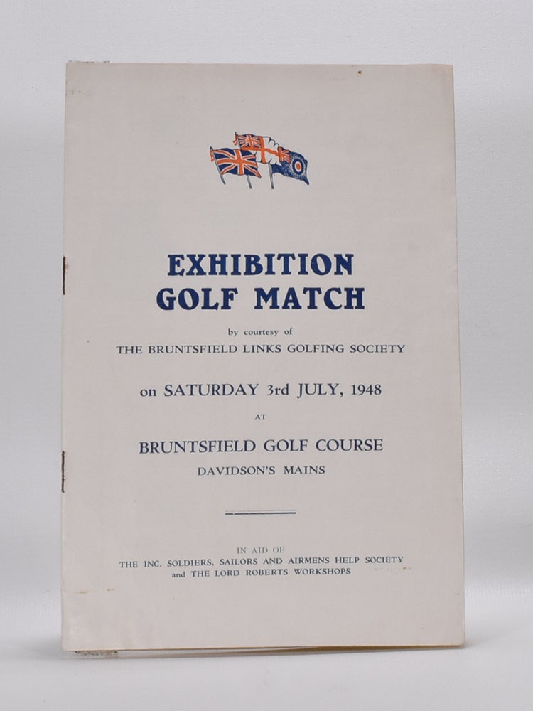 Item #3864 The Bruntsfield Links Golfing Society. Golf Exibition Match.