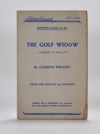 Item #4355 The Golf Widow. Gordon Wright