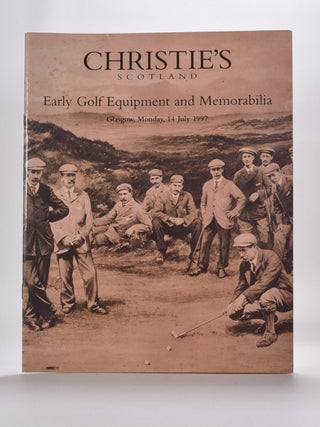 Item #456 Christies Golf Memorabilia 1997 July 14th. Christies