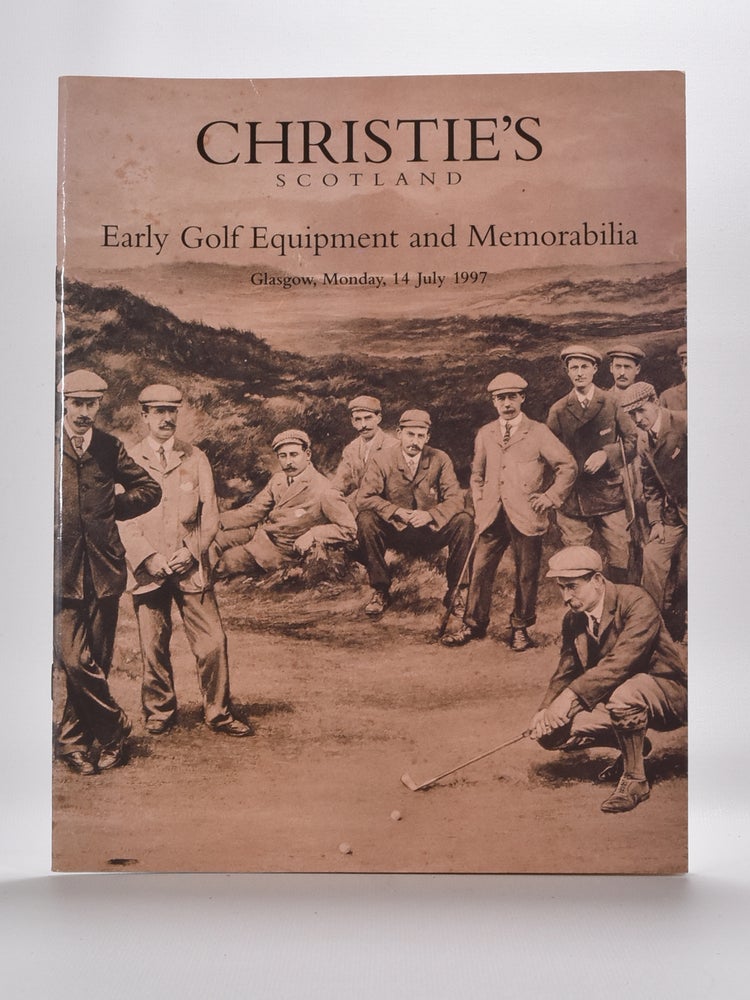 Item #456 Christies Golf Memorabilia 1997 July 14th. Christies.