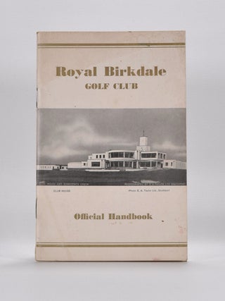 Item #4566 Royal Birkdale Golf Club. Handbook, Tom Scott