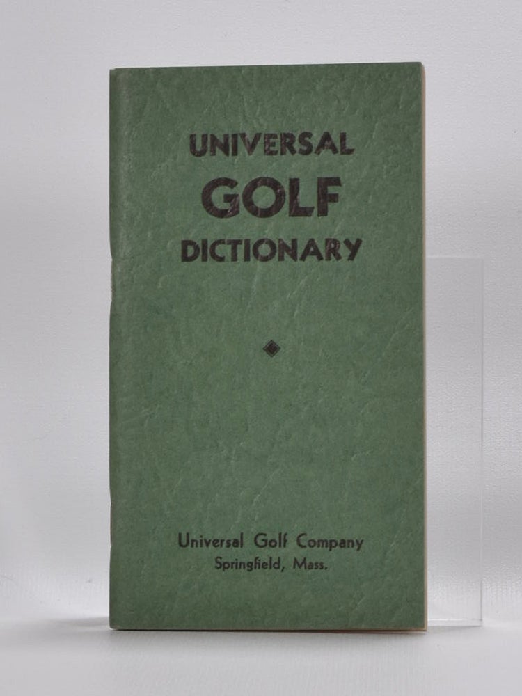 Item #4705 Universal Golf Dictionary.