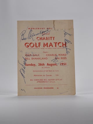 Item #4734 Worlebury Golf Club. Golf Exibition Match