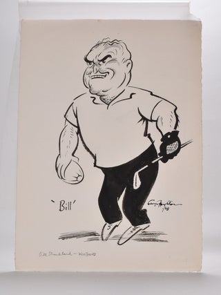 Item #4994 Bill Shankland "Original sketch" George Houghton