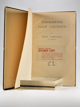 Some Yorkshire Golf Courses