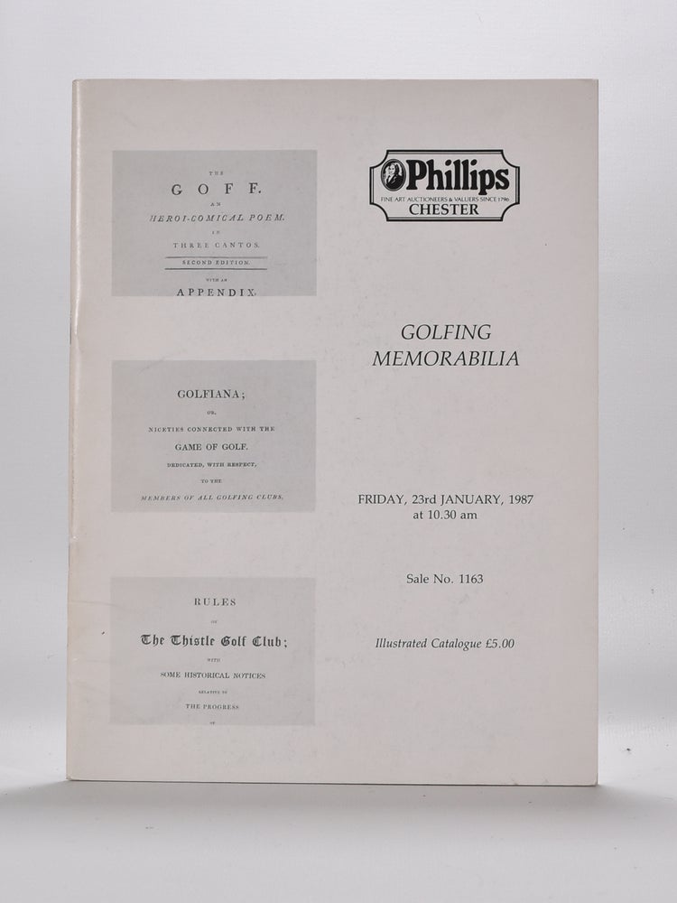Item #5071 Phillips Golfing Memorabilia 1987. Phillips.