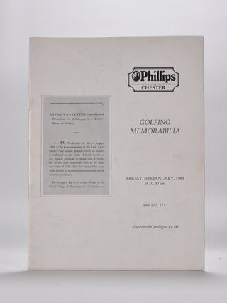 Item #5077 Phillips Golfing Memorabilia 1989. Phillips