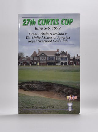 Item #5118 Curtis Cup Royal Liverpool Golf Club 1992. Ladies Golf Union