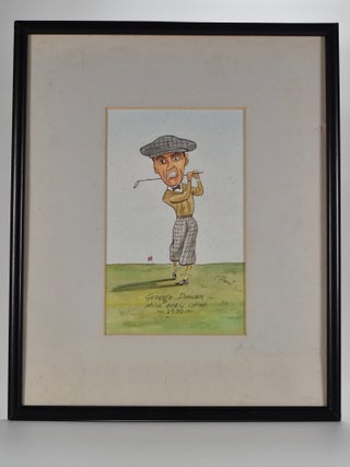 Item #5136 Prominent Golfers "George Duncan" Original art work