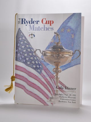 Item #5138 Ryder Cup Gala Dinner menu. P G. A