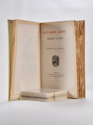 Haddon Library of Out-Door Games: Cricket and Golf; Lyttleton
