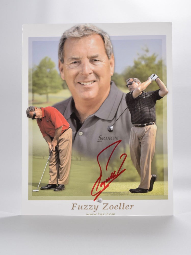 Item #5307 autographed photograph. Fuzzy Zoeller.