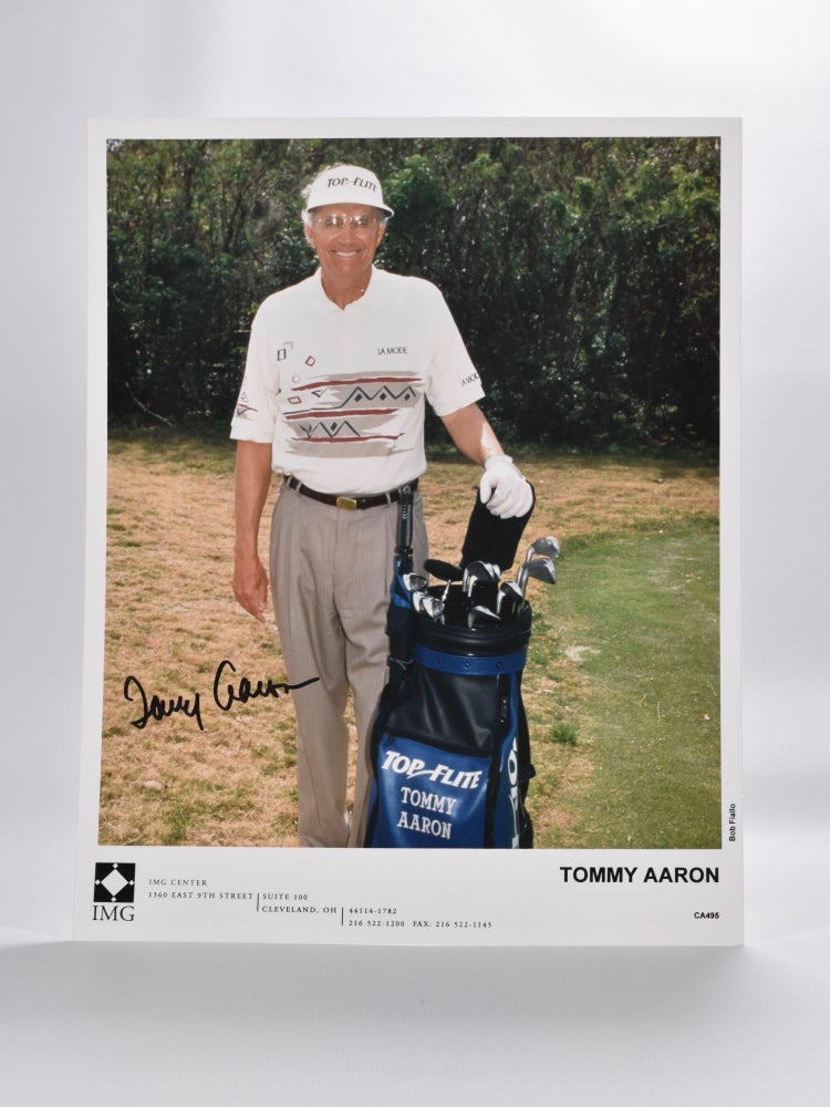 Item #5308 autographed photograph. Tommy Aaron.