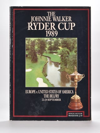 Item #5673 Ryder Cup 1989 Official Programme. P G. A