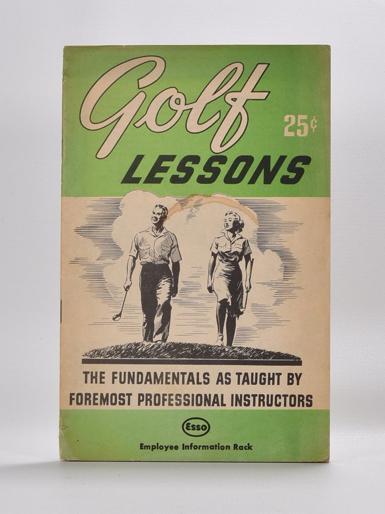 Item #5808 Golf lessons. National Golf Foundation, Herb Graffis.