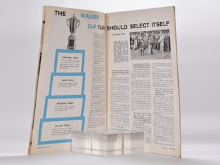 Golf World Volume 1 No. 1 November 1962.