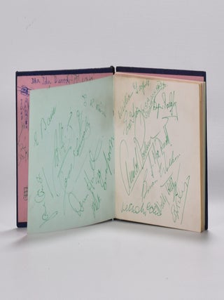 Various autographs from the 1960 Open, Palmer x2, de vicenzo, Lees