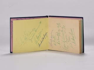 Various autographs from the 1960 Open, Palmer x2, de vicenzo, Lees