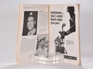 Ryder Cup 1965 Official Programme "fully signed by all competitor's"