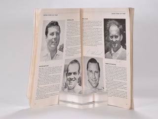 Ryder Cup 1965 Official Programme "fully signed by all competitor's"