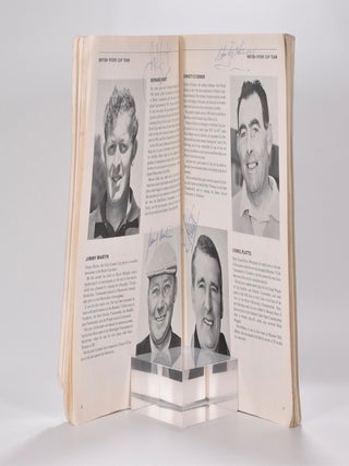 Ryder Cup 1965 Official Programme "fully signed by all competitor's"