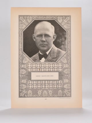 Item #6124 Who's Who Insert Supplement Poster. Grantland Rice
