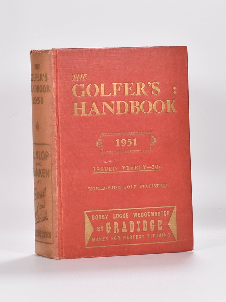 Item #6227 The Golfer´s Handbook. Golfer's Handbook.