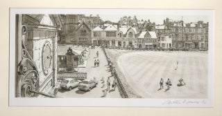 Item #6244 The Balcony view, the Royal and Ancient Golf Club of St Andrews. Arthur Weaver