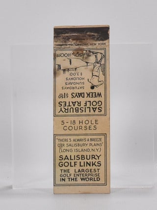 Item #6298 5 various book mark advertising golf. Book marks