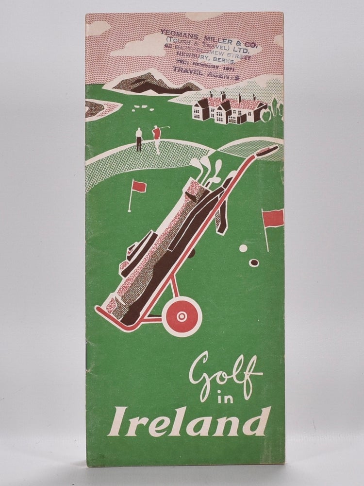 Item #6382 Golf in Ireland. Henry Longhurst.