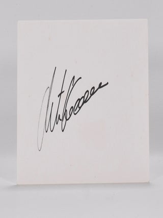 Item #6443 Cut Signature. Retief Goosen