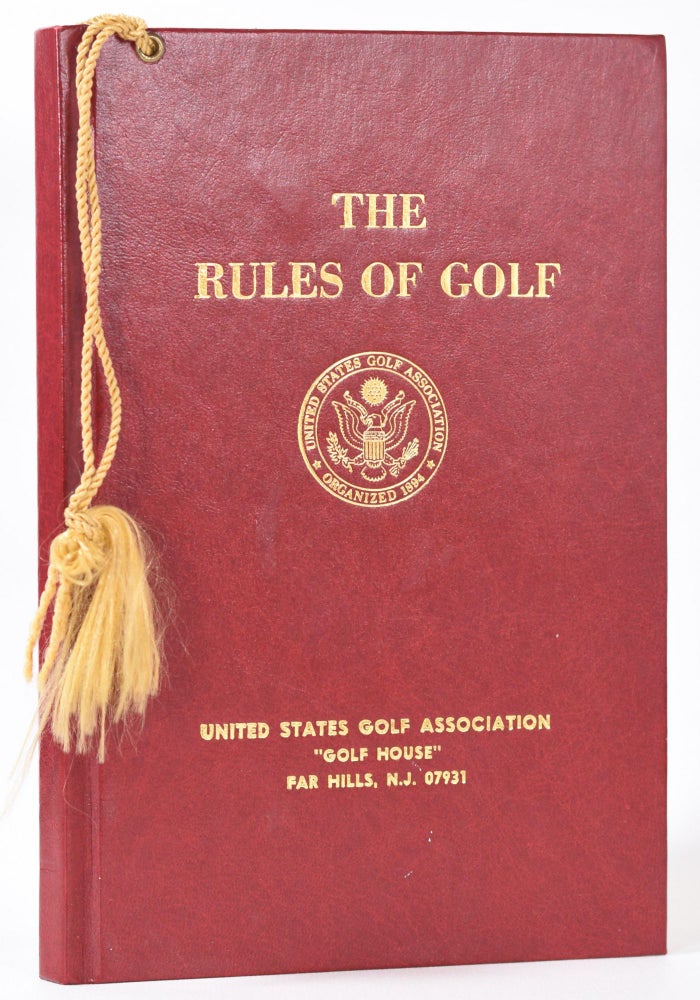 Item #6482 The Rules of Golf. United States Golf Association.