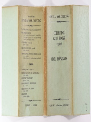 Collecting Golf Books 1743-1938.; Aspects of Book Collecting series