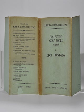 Collecting Golf Books 1743-1938.; Aspects of Book Collecting series