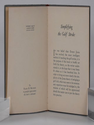 Simplifying the Golf Stroke: based on the theory of Ernest Jones