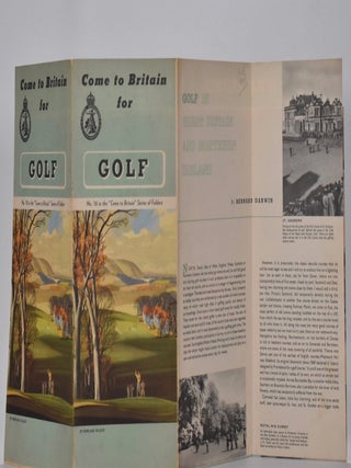 Come to Britain for Golf.