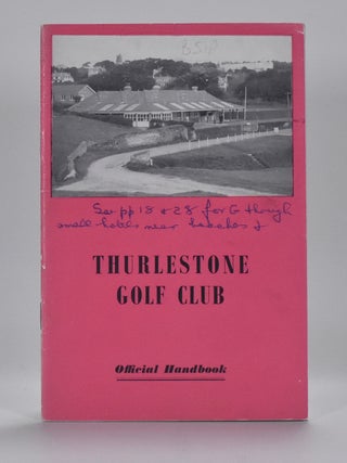 Item #6827 Thurlestone Golf Club. Handbook