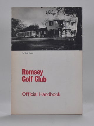 Item #6833 Romsey Golf Club. Handbook