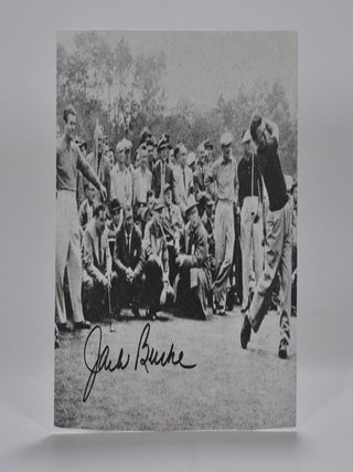 Item #6842 Photograph signed. Jack Burke
