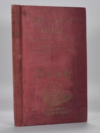 Item #6872 The Game of Golf in East Africa. R. W. Hooper