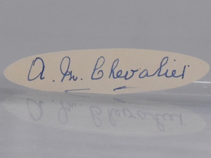 Item #6880 cut autograph. Albert M. Chevalier.